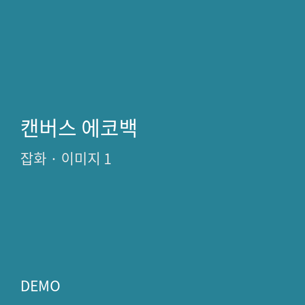 캔버스 에코백